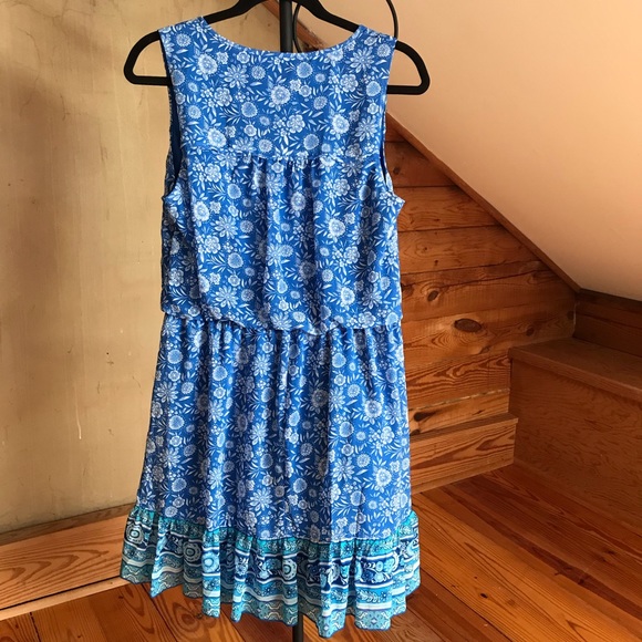 Lily Rose Blue Tassel Dress, NWT, Size L - Picture 8 of 16